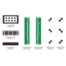 ADAS Rear Camera & AVM Panels (Asian)